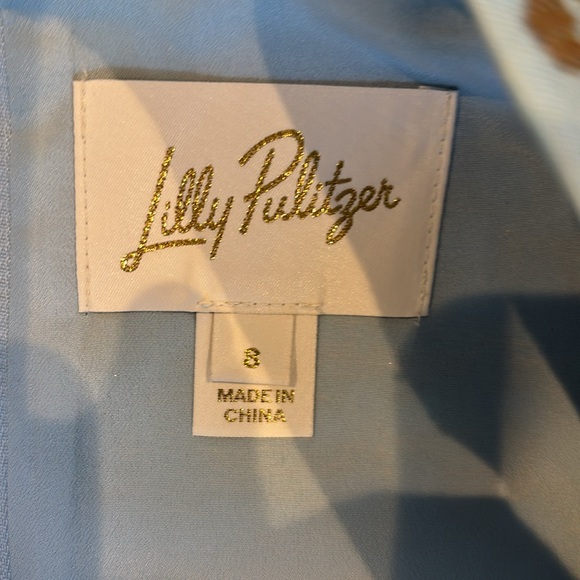 Lilly Pulitzer Tazie Elegant Blue Dress - Picture 4 of 5